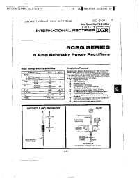 Datasheet 50SQ060 производства IRF
